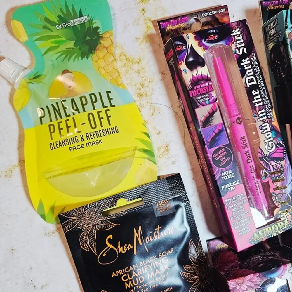 Beauty Bundle Lot Makeup Skincare Masks Lashes Lip Gloss Serum Cuticle Oil NEW
